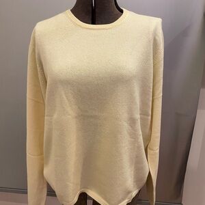 Yellow cashmere sweater